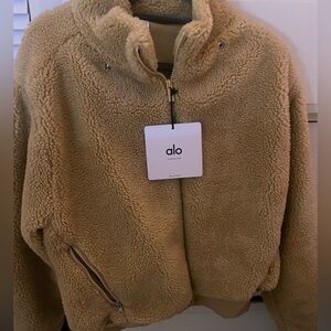 ALO Yoga Foxy Tan Sherpa Jacket